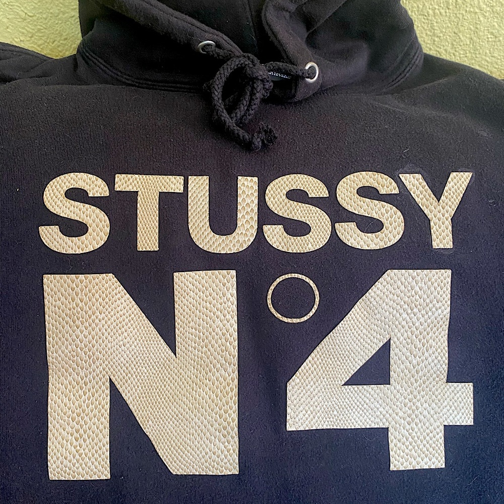 STUSSY Black sweatshirt Size XL
